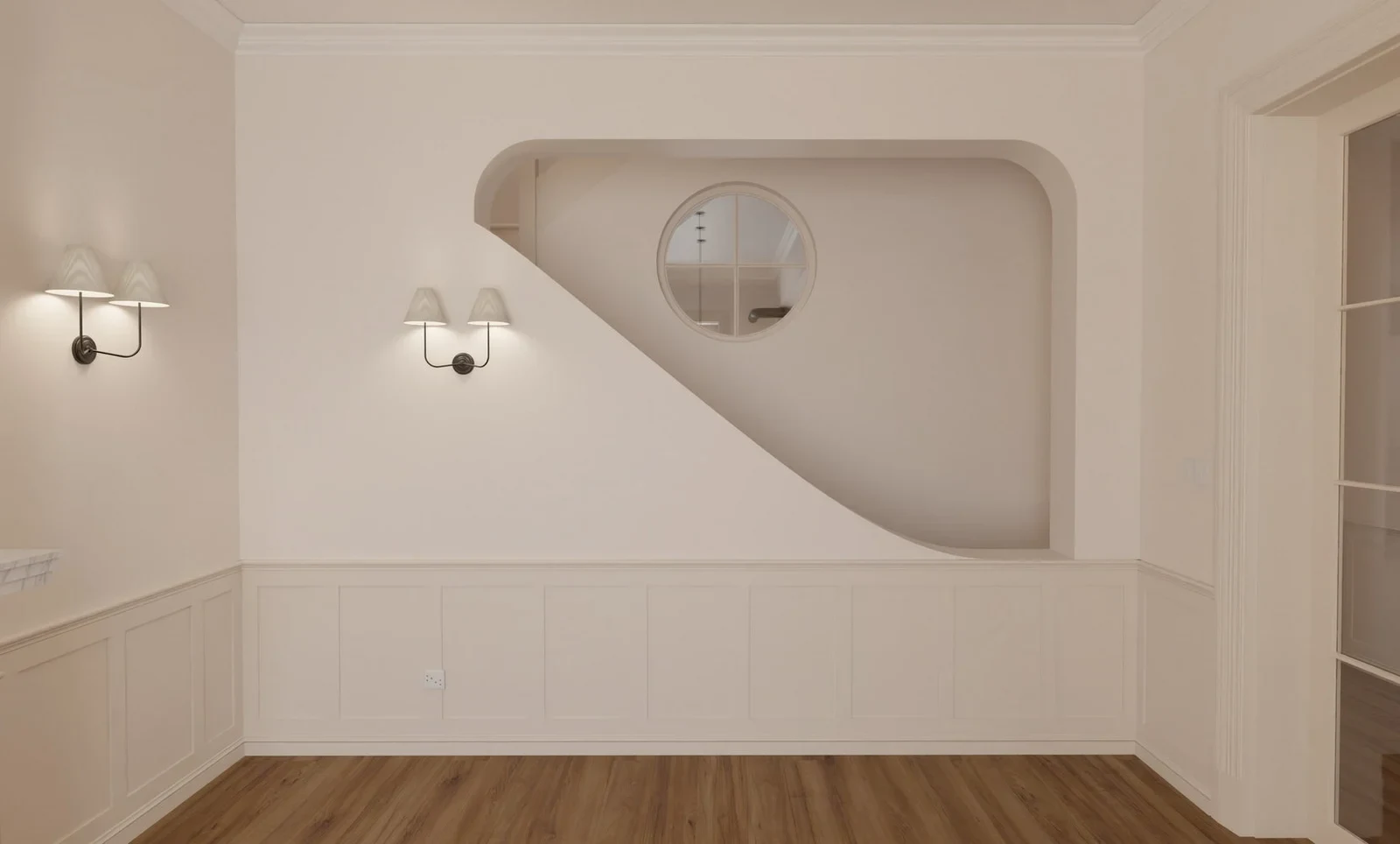 Wall finishes and detailing at Ons Se Rust